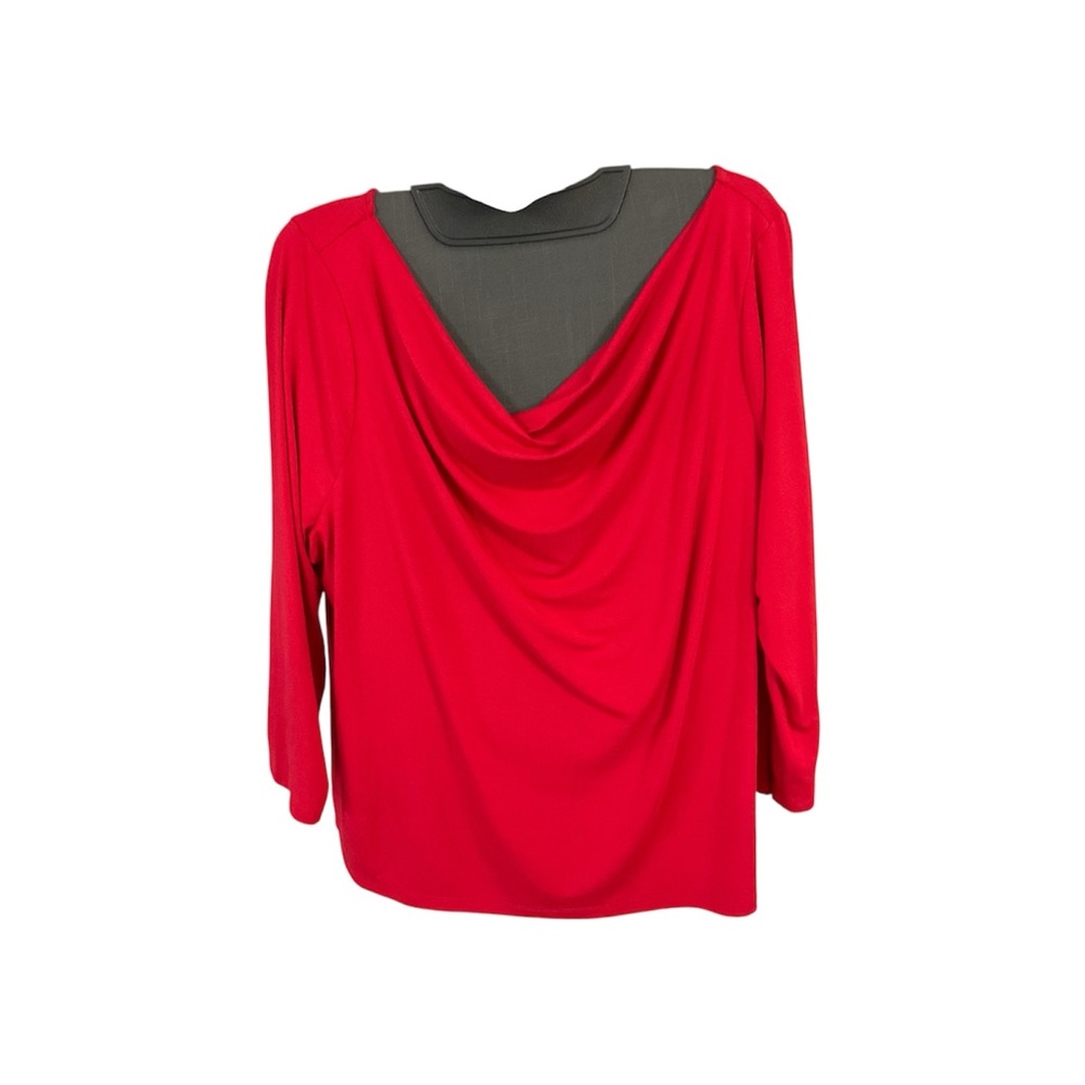 Liverpool Scarlet Long Sleeve Shirt
Style with a soft draped neckline
3/4 sleeve